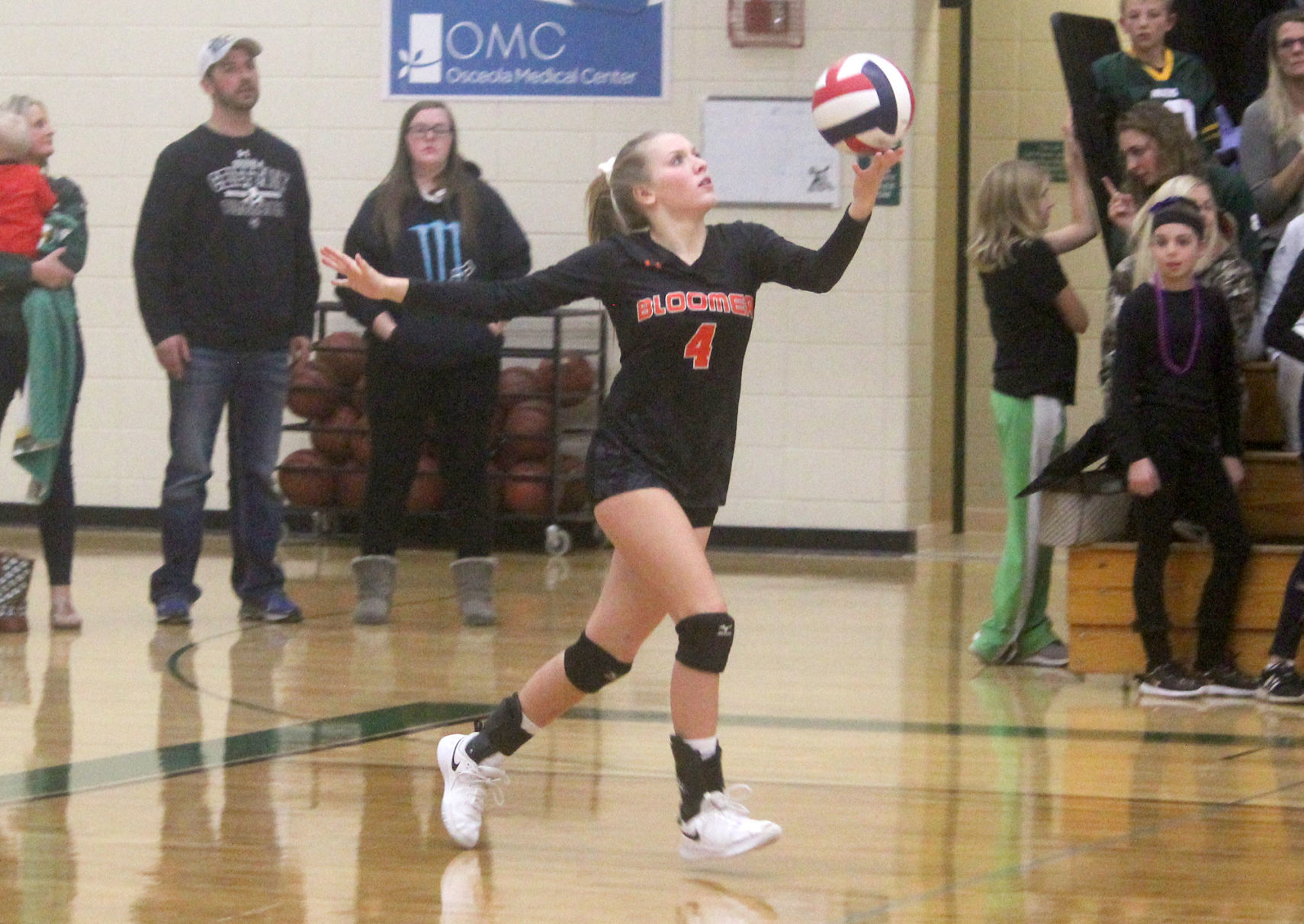 Bloomer volleyball at Osceola 10-31-19